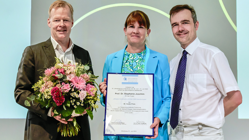 Univ.-Prof. Dr. med. Stephanie Joachim erhält den „Dr. Gaide AMD-Preis“ 